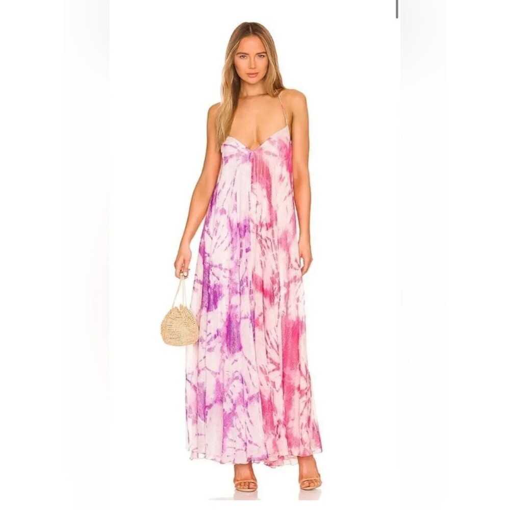 Rococo Sand Ava Maxi Dress Fuchsia & Pink, L